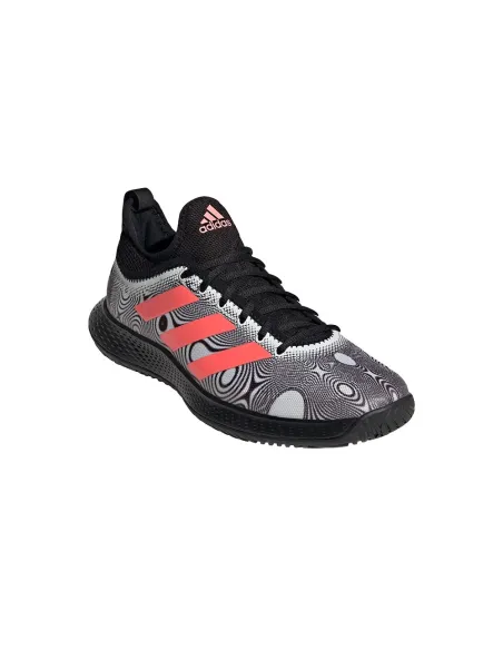 Adidas Defiant Generation Preto Vermelho Gw2975 |ADIDAS |Sapatilhas de padel ADIDAS