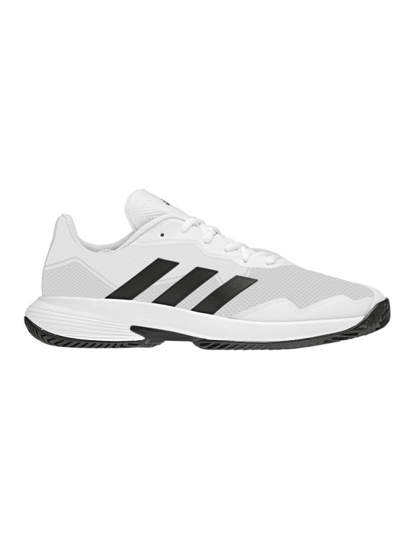Adidas Courtjam Control Blanc Noir |ADIDAS |Chaussures de padel ADIDAS