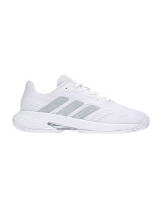 Adidas Courtjam Control Branco Cinza Mulher Gy1334 |ADIDAS |Sapatilhas de padel ADIDAS