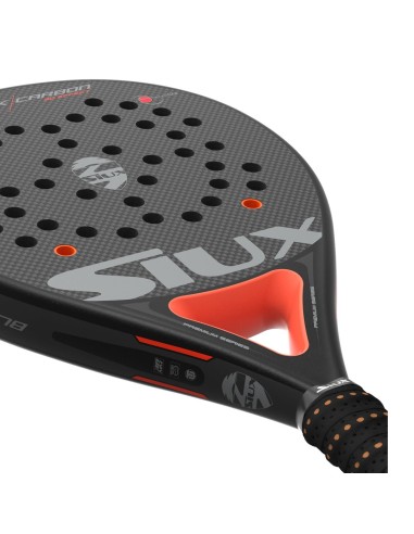 Siux Black Carbon Mate 3D Effect 2022 |SIUX |Raquetes de padel Siux