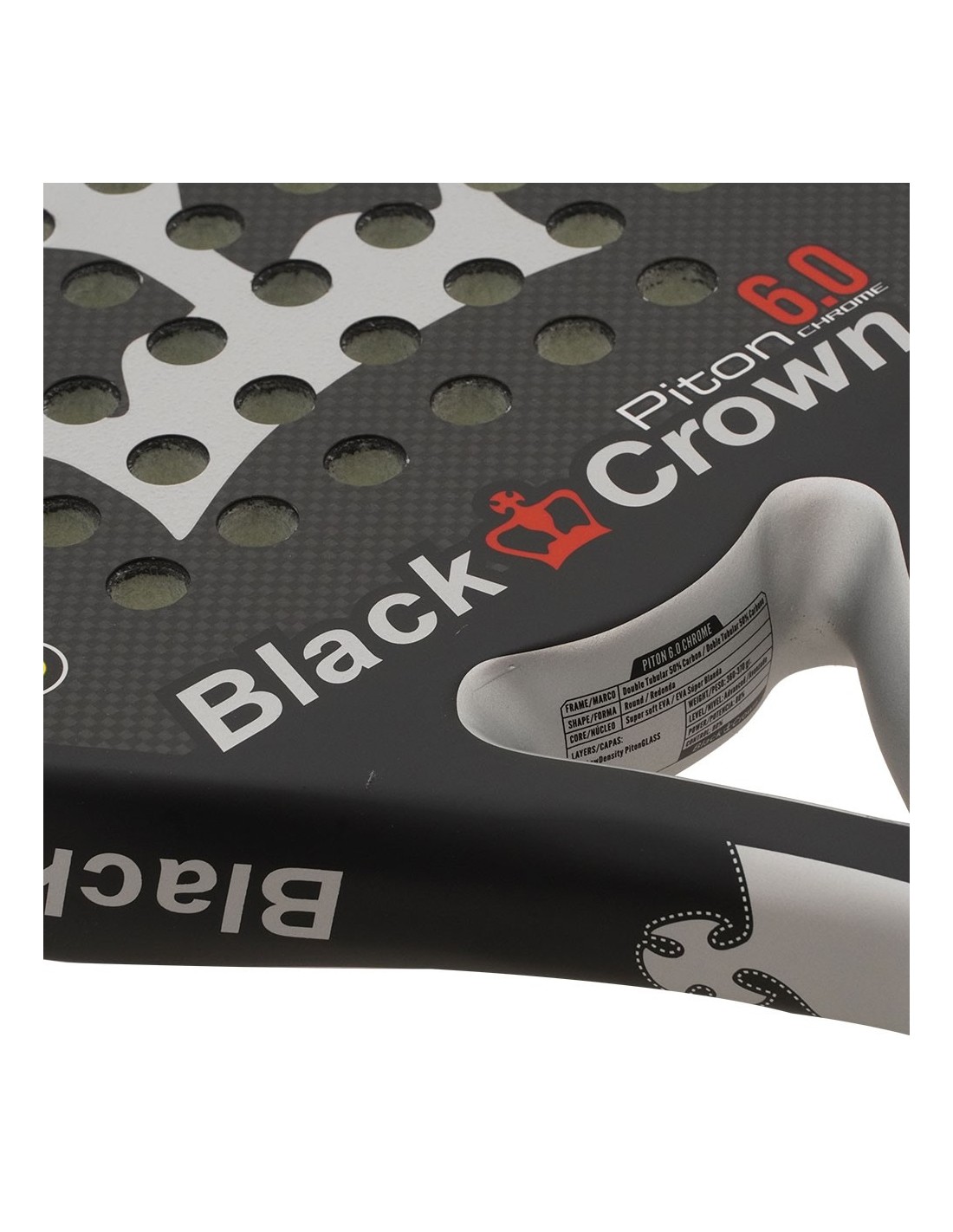 Black Crown Piton 6.0 Chrome BLACK CROWN | Time2Padel ✓