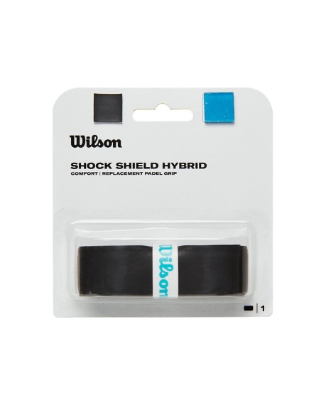 Overgrip Wilson Shock Shield Hybrid Noir |WILSON |Accessoires de padel