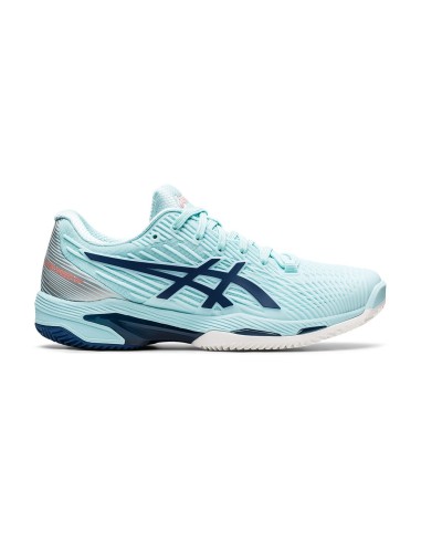 Asics Solution Speed FF 2 Clay Blanco Azul Mujer 1042A134 403 |ASICS |Zapatillas pádel ASICS