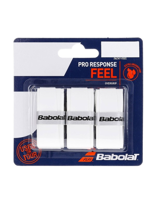 Surgrip Babolat Pro Response X3 Blanc |BABOLAT |Surgrips