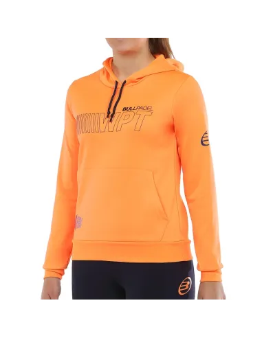 Sudadera Bullpadel Yopal Naranja Fluor Junior |BULLPADEL |Ropa pádel BULLPADEL