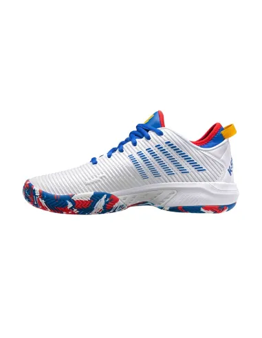 Kswiss Hypercourt Supreme Mixte Blanc Bleu 06615166 |K SWISS |Chaussures de padel K-Swiss