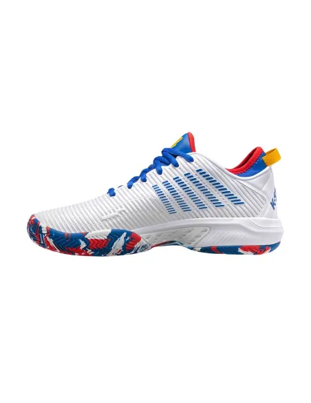 Kswiss Hypercourt Supreme Mista Bianco Blu 06615166 |K SWISS |Scarpe da padel K-Swiss Kswiss Hypercourt Supreme Mista Bianco Blu 06615166 |K SWISS |Scarpe da padel K-Swiss