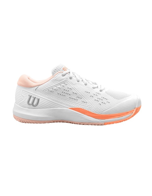 Wilson Rush Pro Ace White Orange WRS329550 Woman |WILSON |WILSON padel shoes