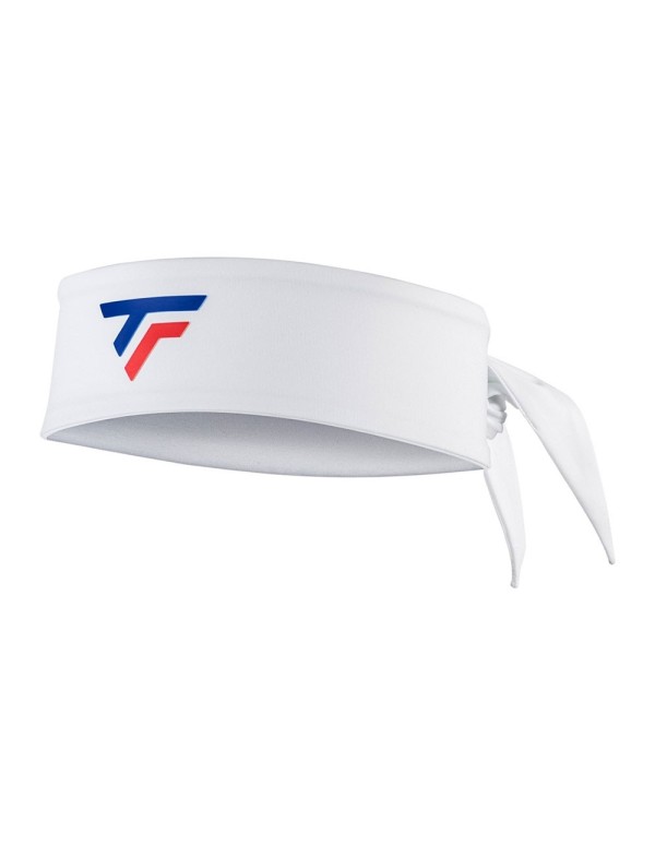 White Tecnifibre Headband |TECNIFIBRE |Padel accessories