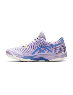 Asics Solution Speed Ff 2 Clay Lila Bleu Femme 1042A134 500 |ASICS |Chaussures de padel ASICS 2