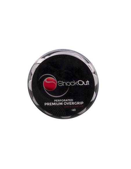 Tambor 60 Overgrips Premium Perfurados Branco |SHOCKOUT |Sobrepunhos