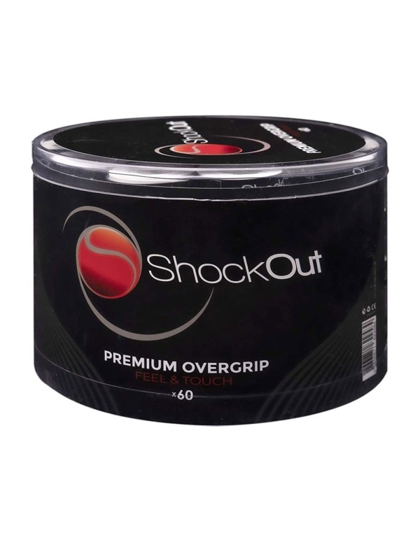 Tambor 60 Overgrips Shock Out Premium Perforados |SHOCKOUT |Overgrips