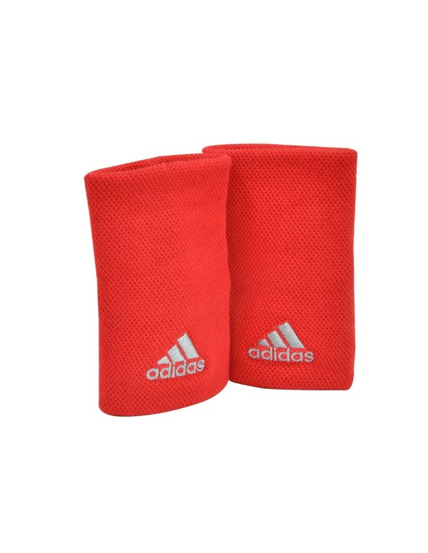 Adidas Großes Schweißband Rot Grau | KSWISS |Armbänder