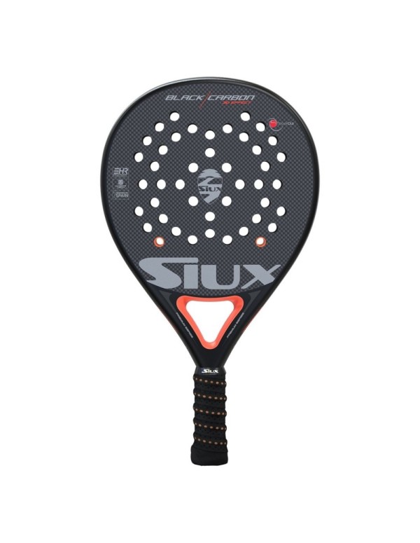 Siux Black Carbon Matte 3d Effect 2022 |SIUX |SIUX-racketar