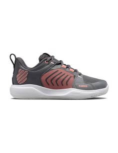 Kswiss Ultrashot Team All Court Gris Noir Femme 97395050 |K SWISS |Chaussures de padel