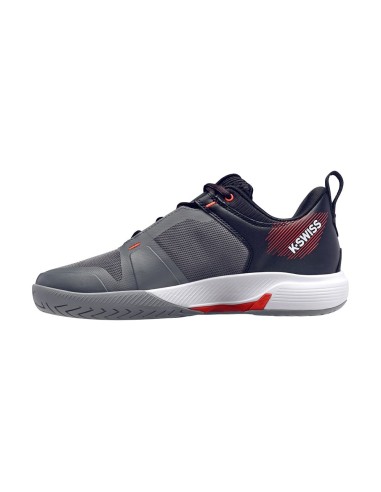 Kswiss Ultrashot Team All Court Grigio Nero 07395052 |K SWISS |Scarpe da padel K-Swiss