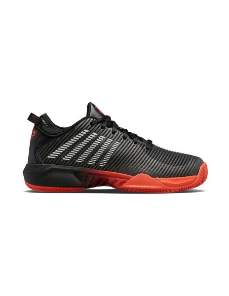 Kswiss Hypercourt Supreme Hb Noir Orange 06617061 |K SWISS |Chaussures de padel K-Swiss