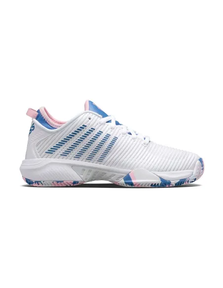 Kswiss Hypercourt Supreme Hb Branco Azul Mulher 96617969 |K SWISS |Sapatilhas de padel K-Swiss