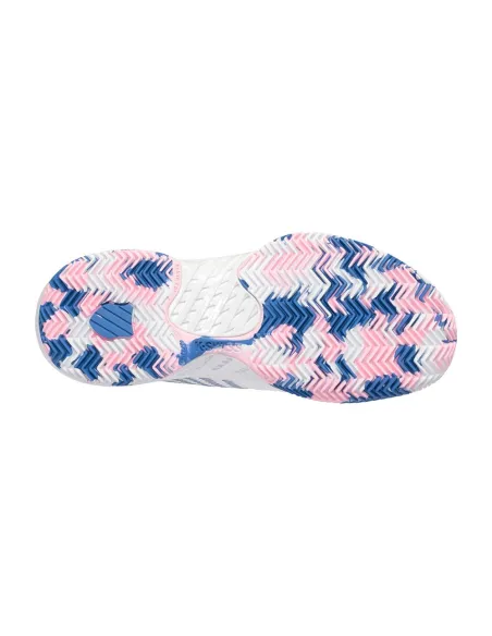 Kswiss Hypercourt Supreme Hb Branco Azul Mulher 96617969 |K SWISS |Sapatilhas de padel K-Swiss