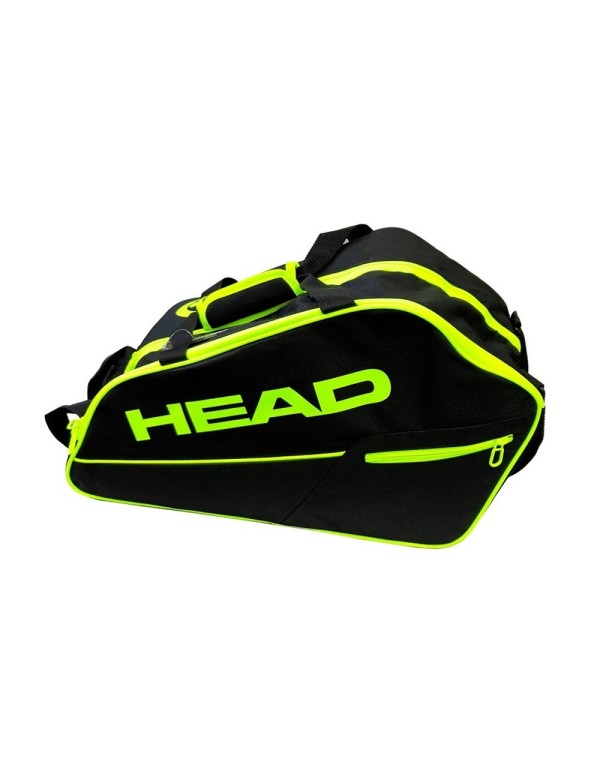 Saco Padel Head Core Padel Combi Preto Amarelo |HEAD |Bolsa raquete HEAD