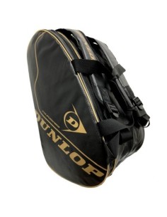 Saco Dunlop Tour Intro Preto Dourado |DUNLOP |Sacos de padel Dunlop 2
