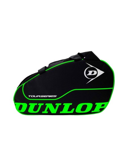 Sac (De) Padel Dunlop Tour Intro Blk/Green 10316684 Ofp |DUNLOP |Sacs de padel Dunlop
