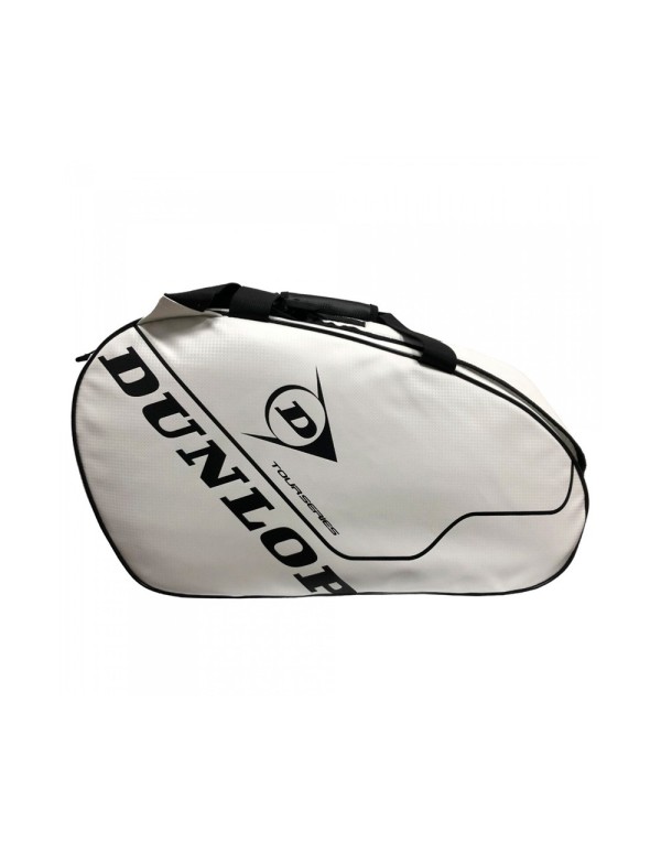 Bolsa Padel branca Dunlop Tour Intro Carbon Pro |DUNLOP |Bolsa raquete DUNLOP