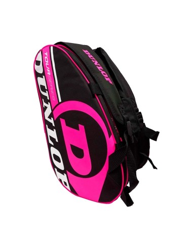 Sac (De) Padel Dunlop Tour Intro Blk/Pink 623658 Ofp |DUNLOP |Sacs de padel Dunlop