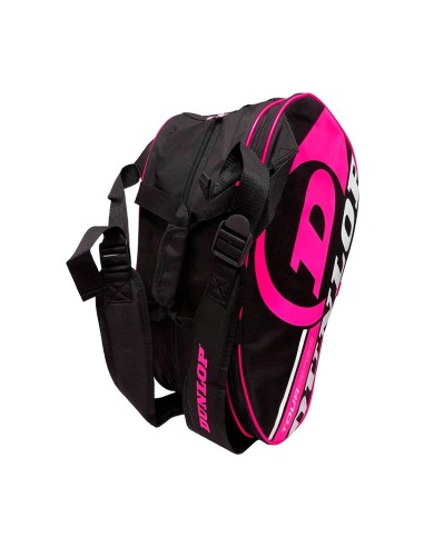Saco Dunlop Tour Intro Blk/Pink 623658 Ofp |DUNLOP |Sacos de padel Dunlop