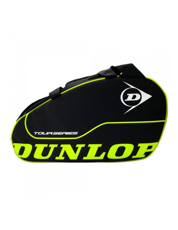 Bolsa Dunlop Tour Intro II Yellow Fluor Padel |DUNLOP |Bolsa raquete DUNLOP