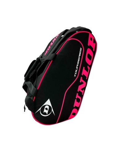 Saco Dunlop Tour Intro Ltd Preto Rosa |DUNLOP |Sacos de padel Dunlop