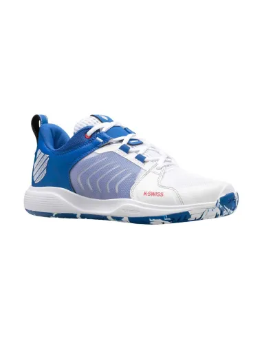 Kswiss Ultrashot Team All Court Bianco Blu 07395166 |K SWISS |Scarpe da padel