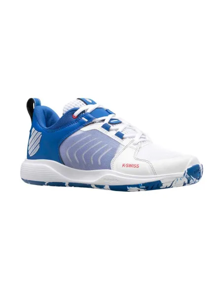 Kswiss Ultrashot Team All Court Bianco Blu 07395166 |K SWISS |Scarpe da padel