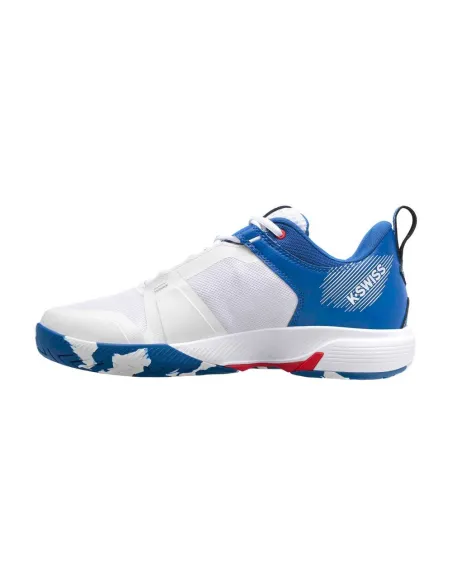 Kswiss Ultrashot Team All Court Bianco Blu 07395166 |K SWISS |Scarpe da padel