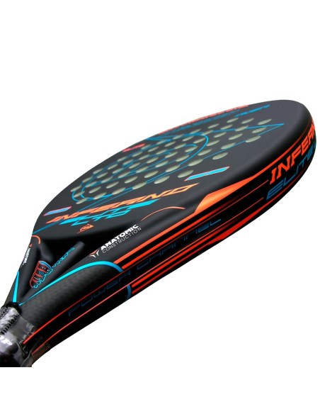 Dunlop Inferno Elite Lt G1 Hl Blu Arancione |DUNLOP |Racchette da padel Dunlop