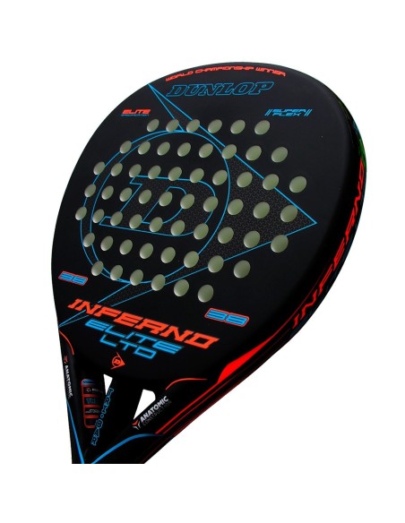 Dunlop Inferno Elite Lt G1 Hl Azul Naranja |DUNLOP |Palas de pádel DUNLOP Dunlop Inferno Elite Lt G1 Hl Azul Naranja |DUNLOP |Palas de pádel DUNLOP