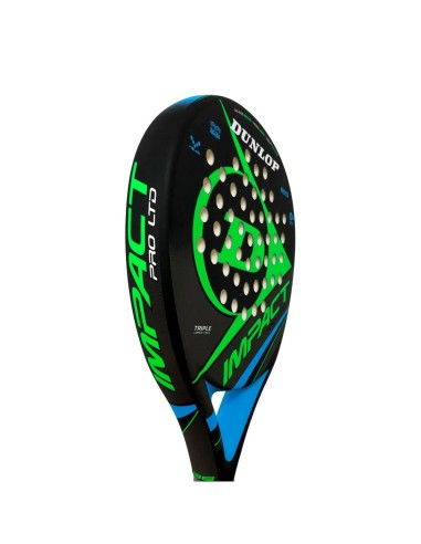 Dunlop Impact Pro Hl Green |DUNLOP |Dunlop Padel Rackets