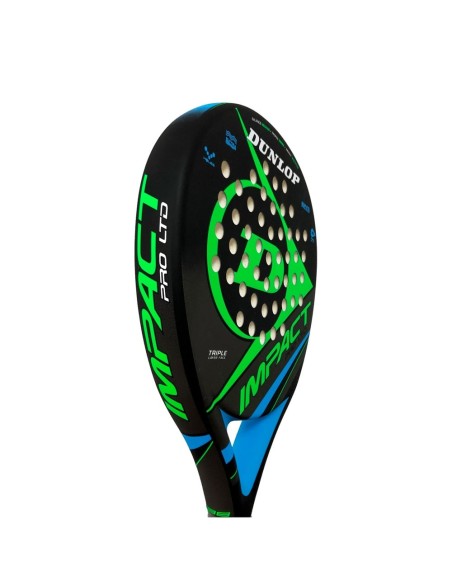 Dunlop Impact Pro Hl Green |DUNLOP |Dunlop Padel Rackets