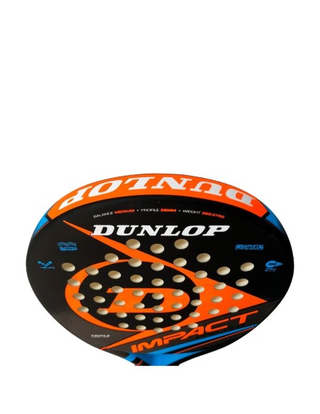 Dunlop Impact Pro Hl Orange |DUNLOP |Dunlop Padel Rackets