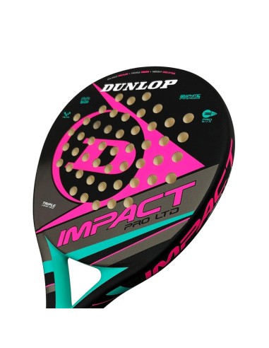 Dunlop Impact Pro Hl Rosa |DUNLOP |Palas de pádel DUNLOP