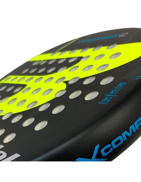 Bullpadel X-Compact 2 Ltd Jaune |BULLPADEL |Raquettes de padel BULLPADEL