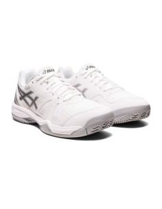 Asics Gel Padel Pro 5 Branco Cinza Mulher 1042A200 101 |ASICS |Sapatilhas de padel ASICS 2