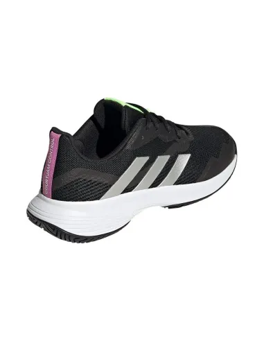 Adidas Courtjam Control Preto Prata Gw4225 |ADIDAS |Sapatilhas de padel ADIDAS