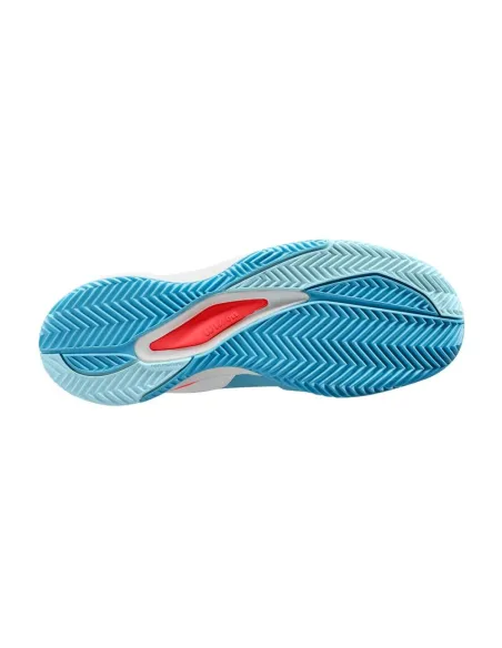 Chaussures Wilson Rush Pro Ace Clay Bleu Blanc Femme |WILSON |Chaussures de padel WILSON