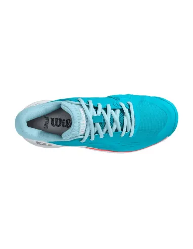 Zapatillas Wilson Rush Pro Ace Clay Azul Blanco Mujer |WILSON |Zapatillas pádel WILSON