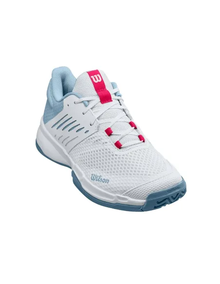 Zapatillas Wilson Kaos Devo 2.0 Blanco Azul Mujer Wrs328830 |WILSON |Zapatillas pádel WILSON