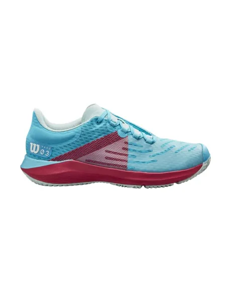Wilson Kaos 3 Azul Vermelho Junior Wrs329040 |WILSON |Sapatilhas de padel WILSON