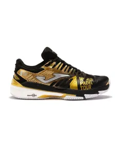 Joma Slam 22 World Padel Tour Clay Negro Oro Twpts2231P |JOMA |Zapatillas pádel JOMA