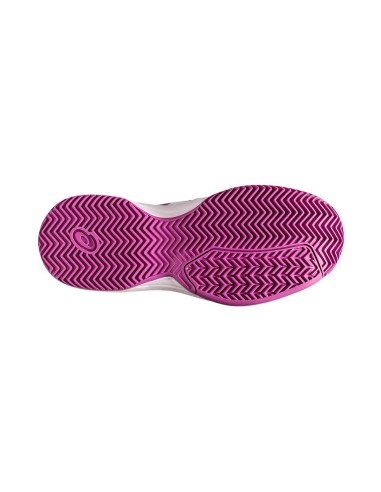 Asics Gel-Padel Pro 5 Grade School 1044A048-100 Bianco Viola Ni |ASICS |Scarpe da padel ASICS