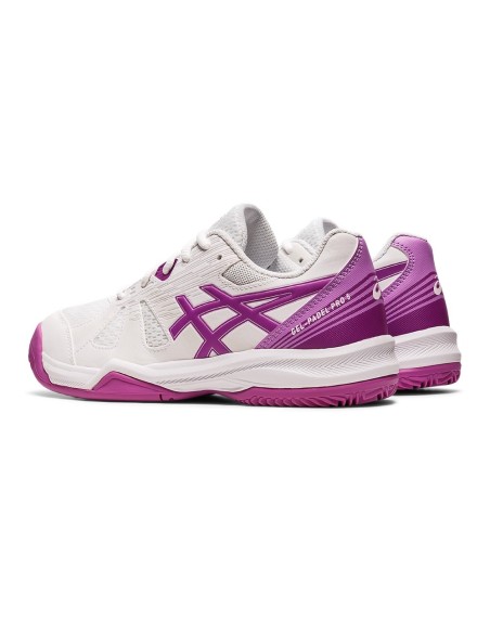 Asics Gel-Padel Pro 5 Grade School 1044A048-100 White Purple Ni |ASICS |ASICS padel shoes Asics Gel-Padel Pro 5 Grade School 1044A048-100 White Purple Ni |ASICS |ASICS padel shoes